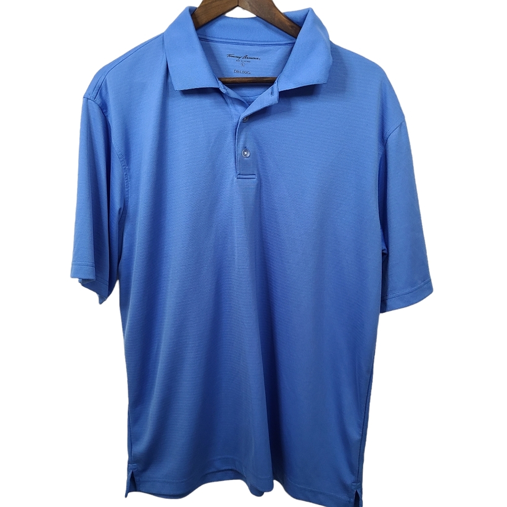 Mens Tommy Armour Blue Polo Large